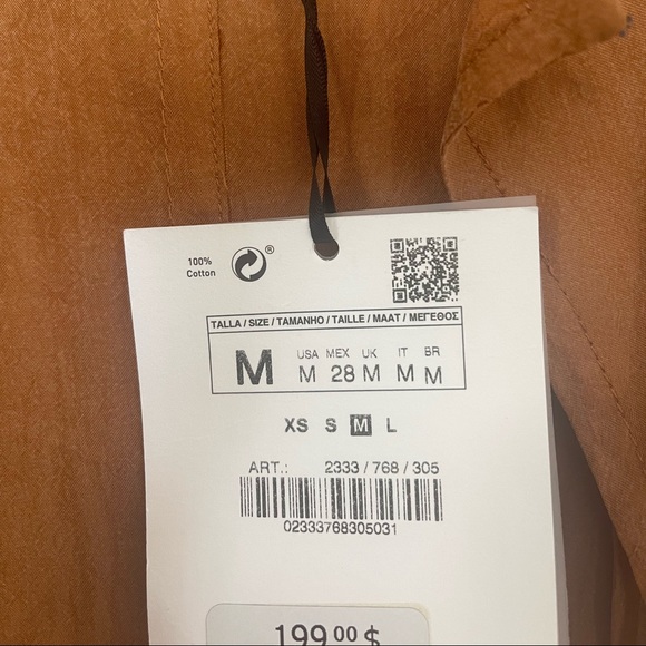 Zara Limited Edition Mustard Flowing Long Trench Coat - Picture 8 of 9